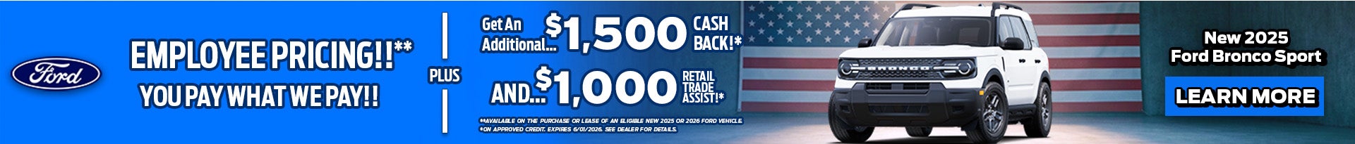 Employee Pricing Sales Event