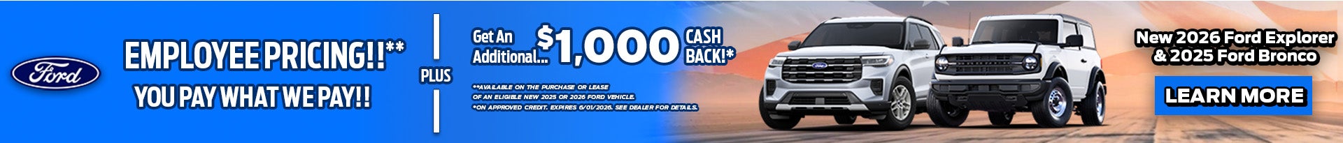 Ford Employee Pricing