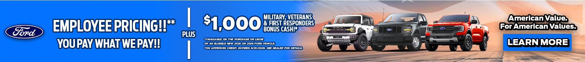 Ford Employee Pricing