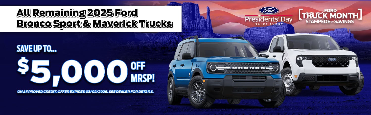 Presidents' Day Sales Event