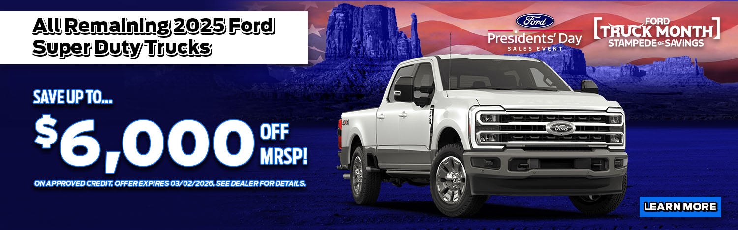 Presidents' Day Sales Event