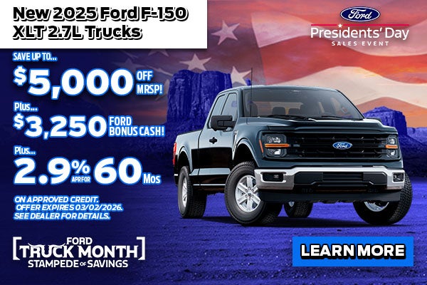 Presidents' Day Sales Event