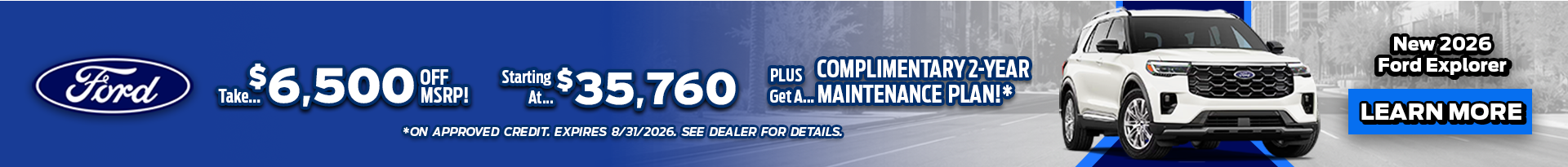 Ford Summer Sales Event