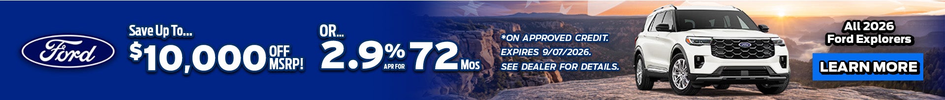 Ford Labor Day Sales Event