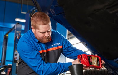 The Works® Package Synthetic Blend Oil Change and More