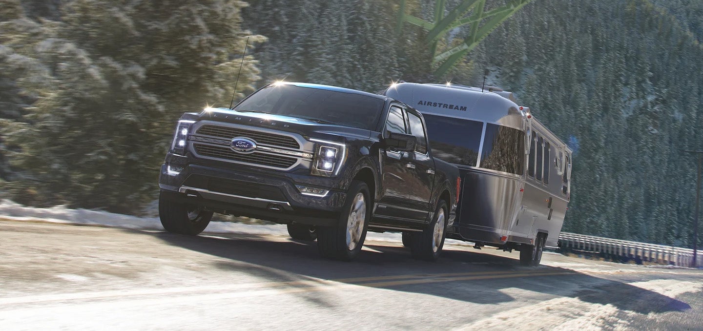 Ford F-150 Towing a Trailer